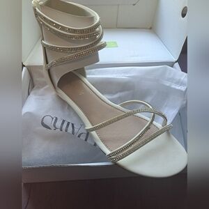 Dream Pairs Sandals with Rhinestone Straps